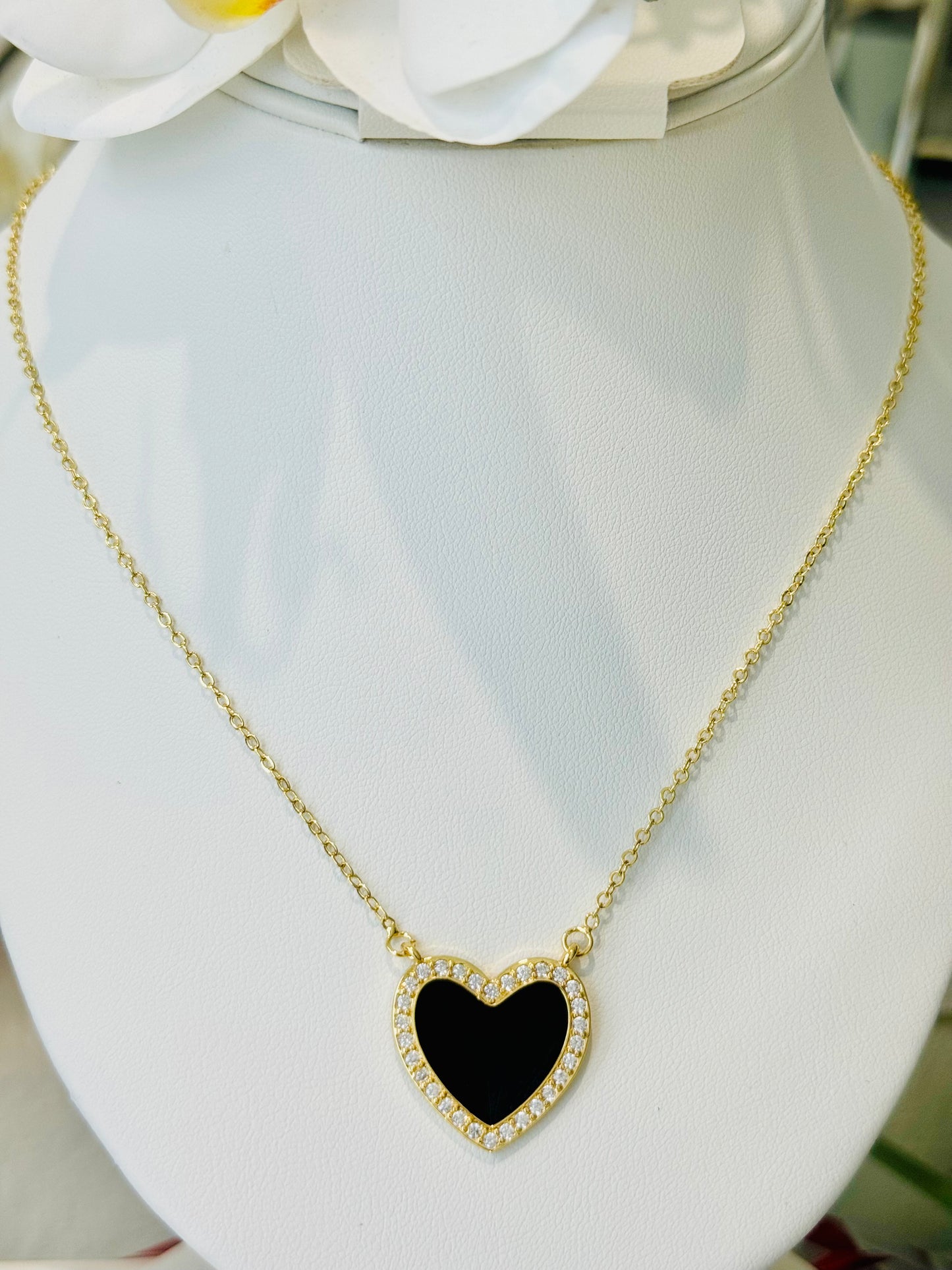 Big Zirconium Frame Heart
