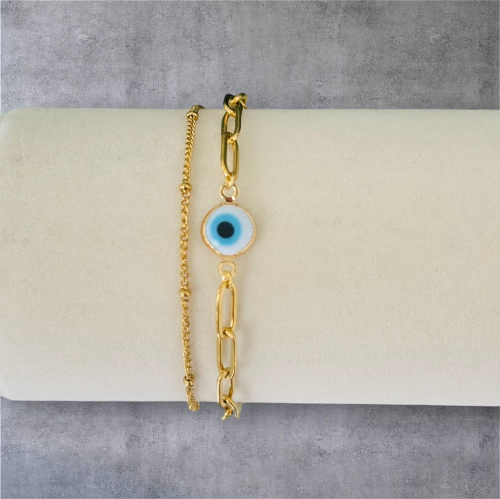 Evil Eye Double Bracelet