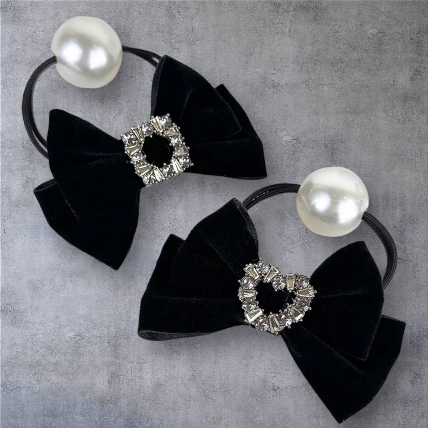 Shiny Bow Knot Cloth Hair Tie