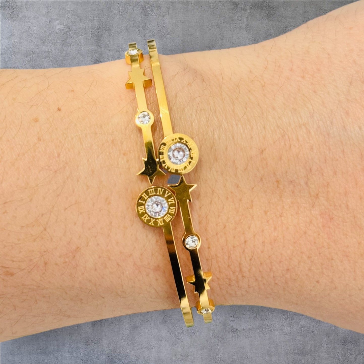Numeral Stone Bracelet