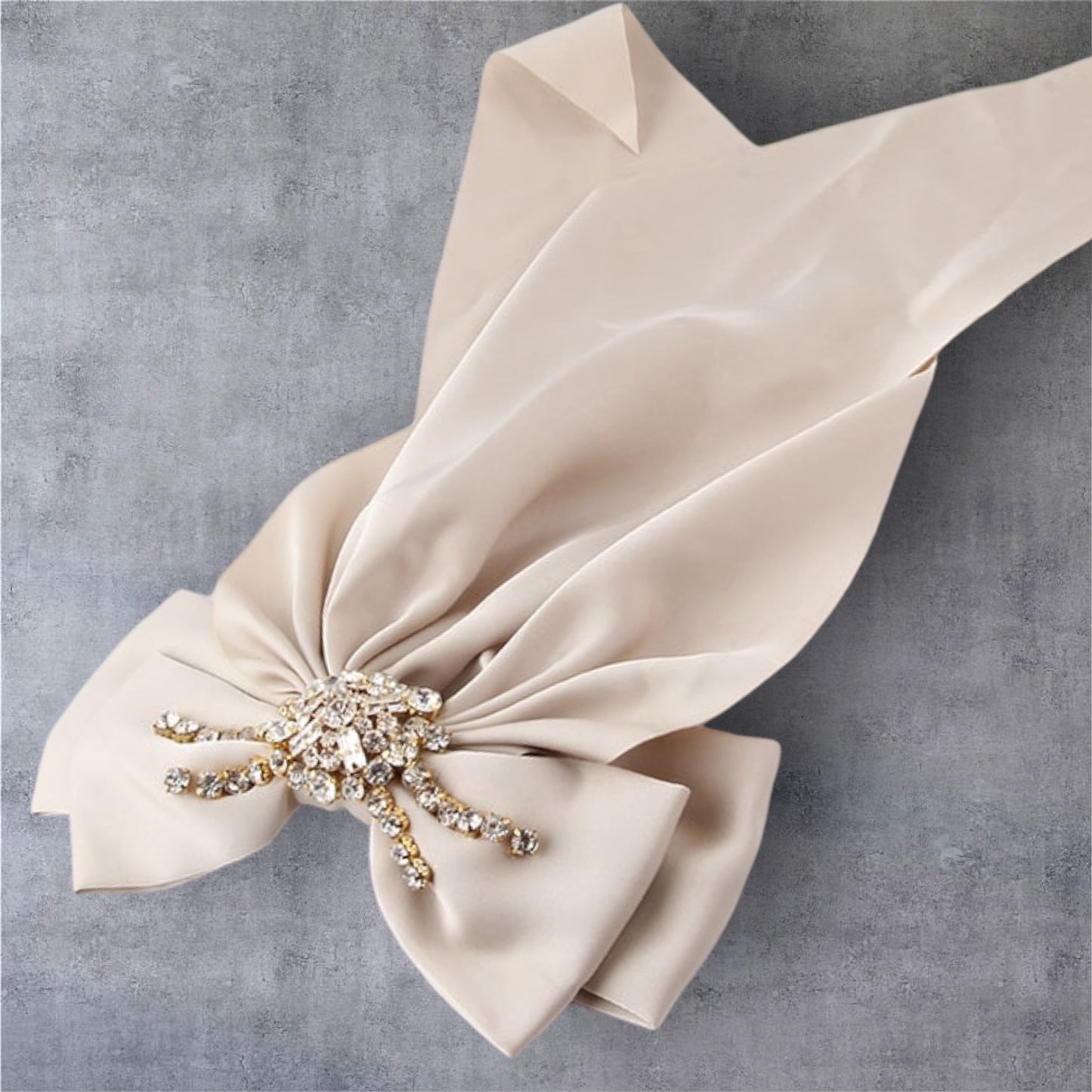 Fashion Diamond Hairpin Big Bow