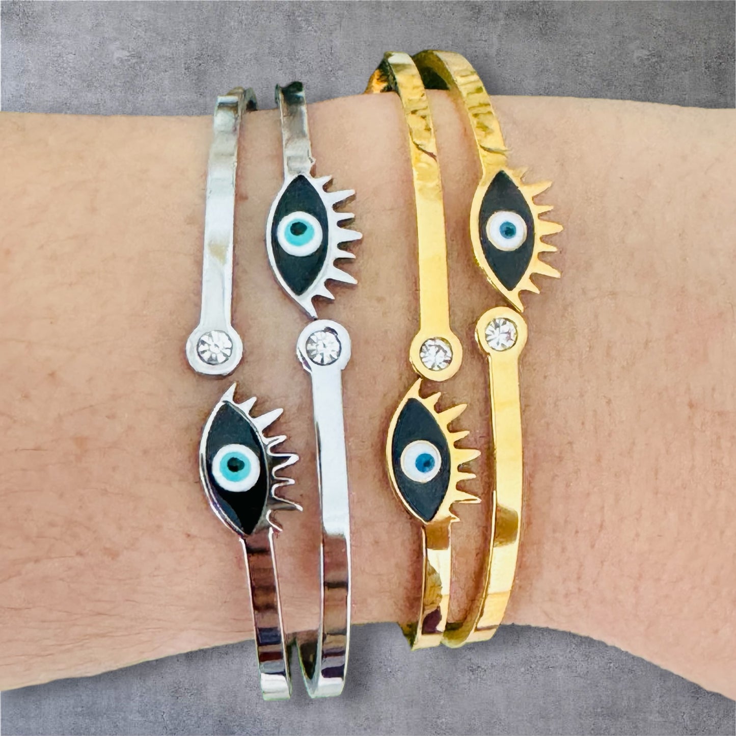 Double Evil Eye Bracelet