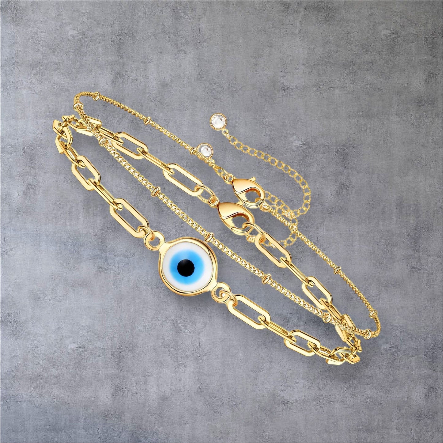 Evil Eye Double Bracelet