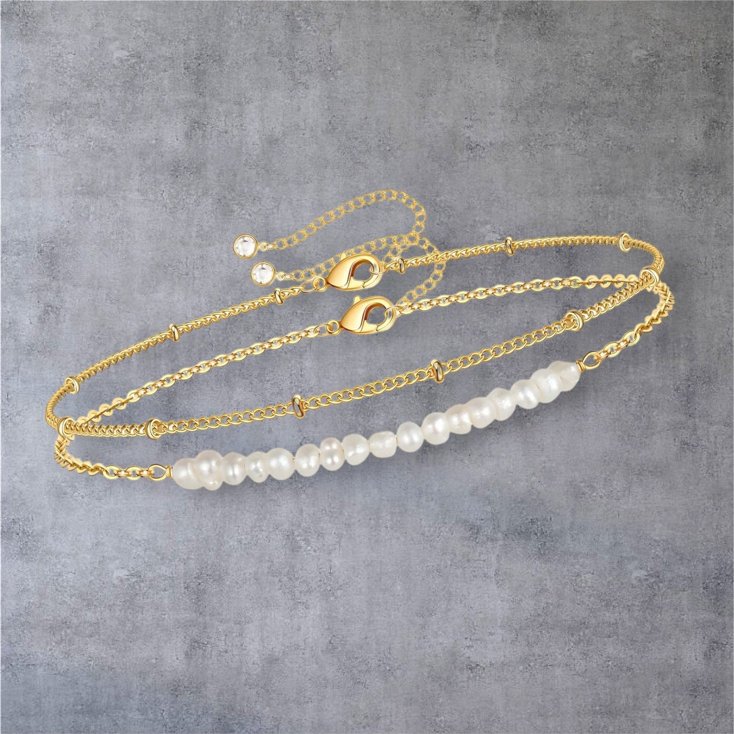 Simple Little Pearls Bracelet
