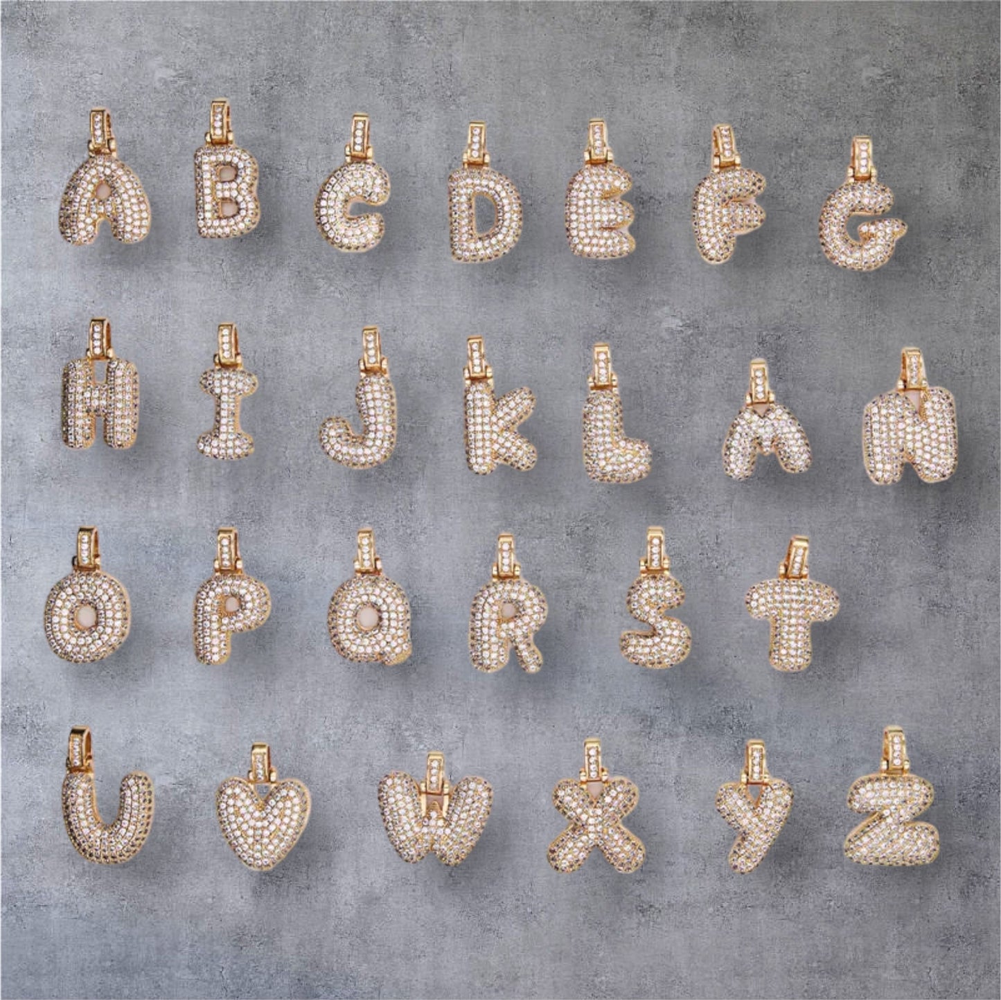 Shiny Letters Necklace