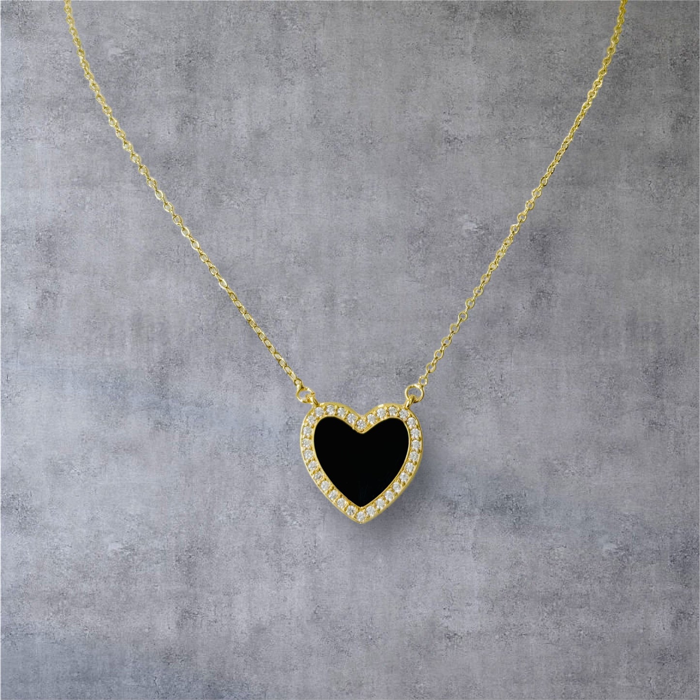 Big Zirconium Frame Heart