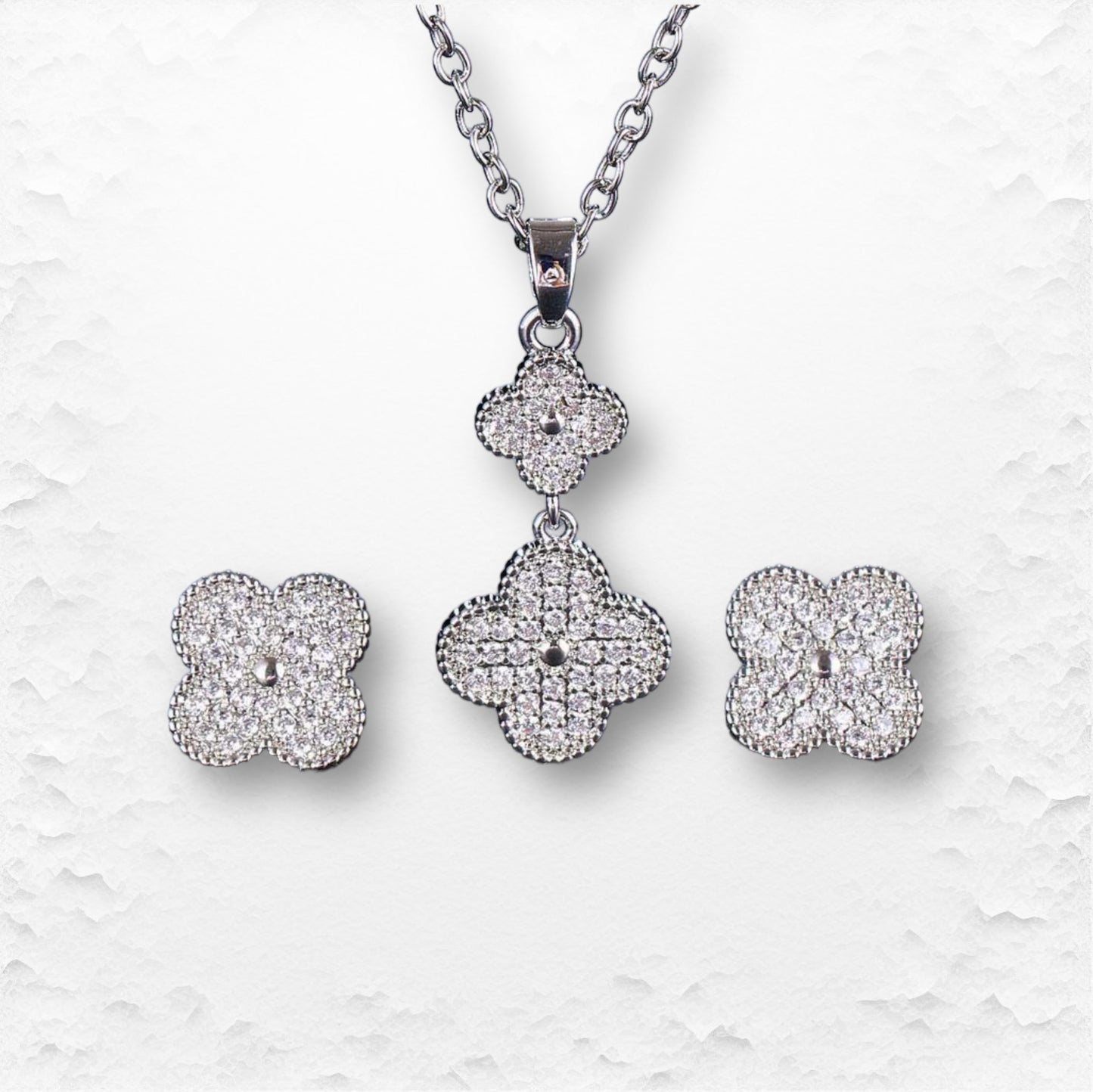 Full Zirconium Clover Set