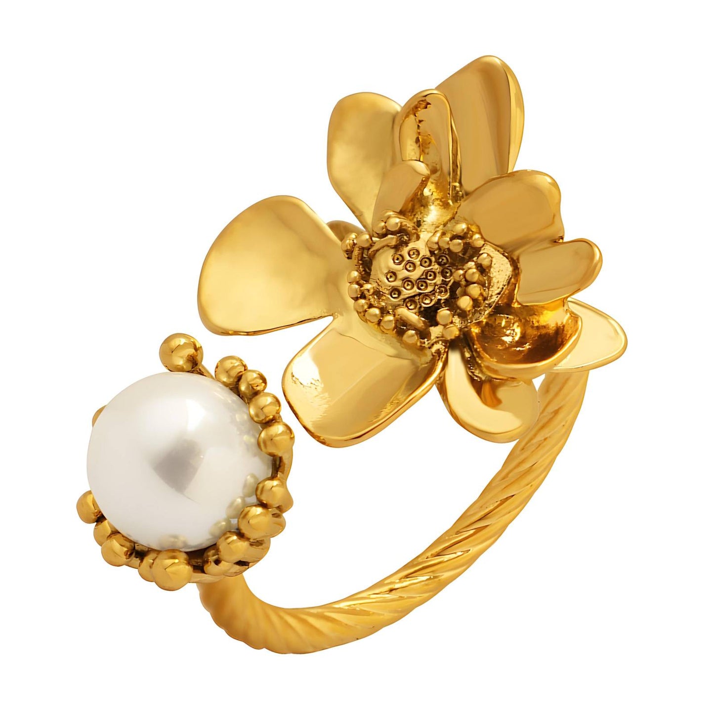 Pearl Flower Ring