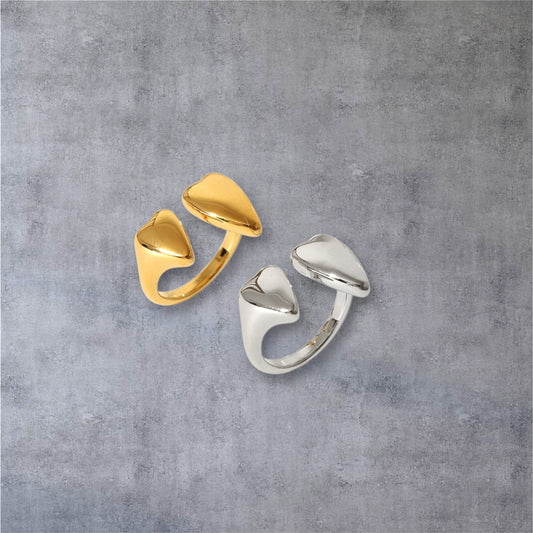 Heart Shape Open Ring